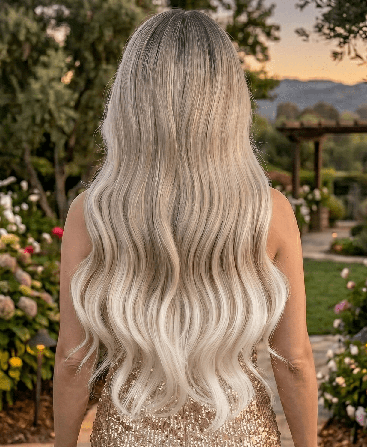 Alexis | Toasted Coconut 26" Long Wavy Lace Front Wig - Thumbnail 2