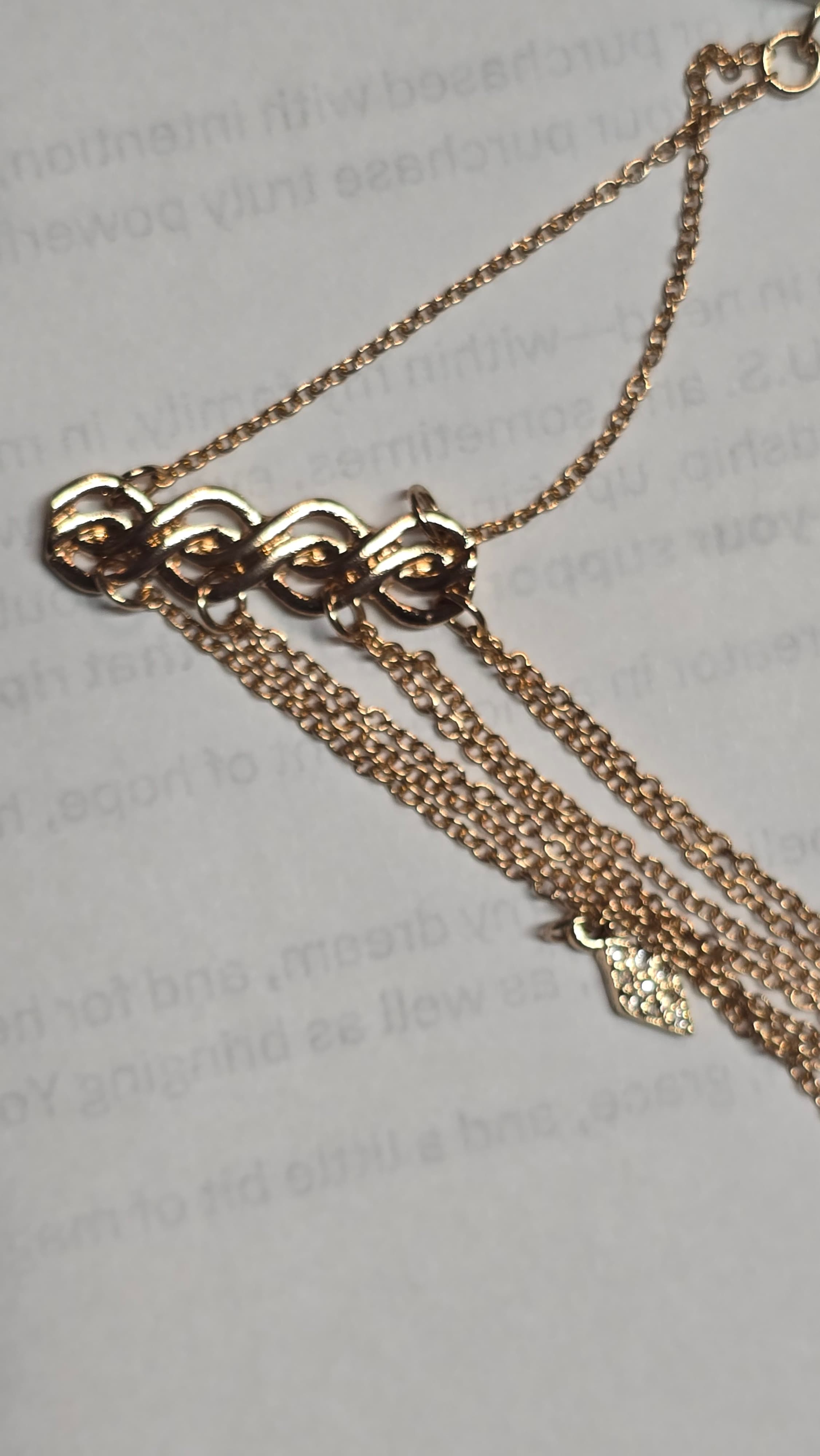 Élie Gold-Tone Layered Necklace Chocker with Charms - Thumbnail 5