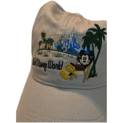Men's Disney Mickey Mouse Graphic Baseball Cap Hat Multicolor - Image 1