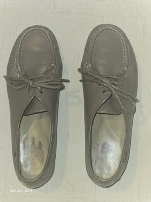 SAS Women's Brown Solid Leather Flats Slip On Comfort Closed Toe Shoes - Thumbnail 6