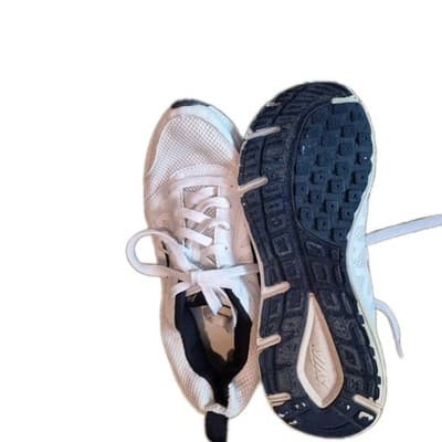 Avia White Mesh mens Athletic Sneakers Lace-Up Rubber Sole Comfort - Thumbnail 2