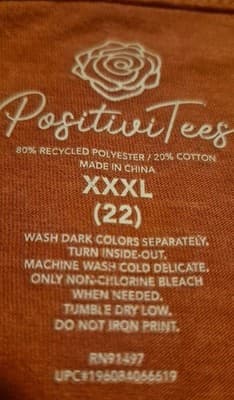 Positive Tees Shirt Women's XXXL (22) Blue Grandma - Image 1
