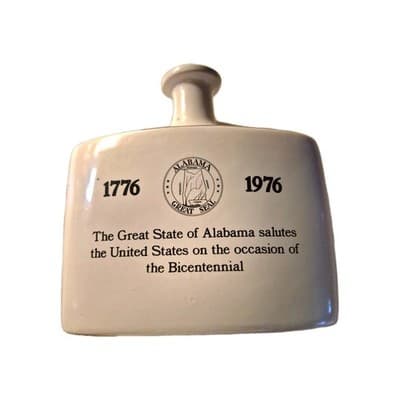Alabama Bicentennial 1776-1976 Heritage China Porcelain Liquor Decanter Bottle - Image 1