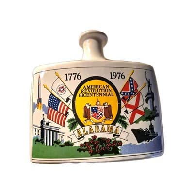 Alabama Bicentennial 1776-1976 Heritage China Porcelain Liquor Decanter Bottle - Thumbnail 3