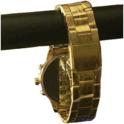 Gold Geneva Mens Quartz Stainless Steel - Thumbnail 2