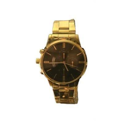 Gold Geneva Mens Quartz Stainless Steel - Image 1