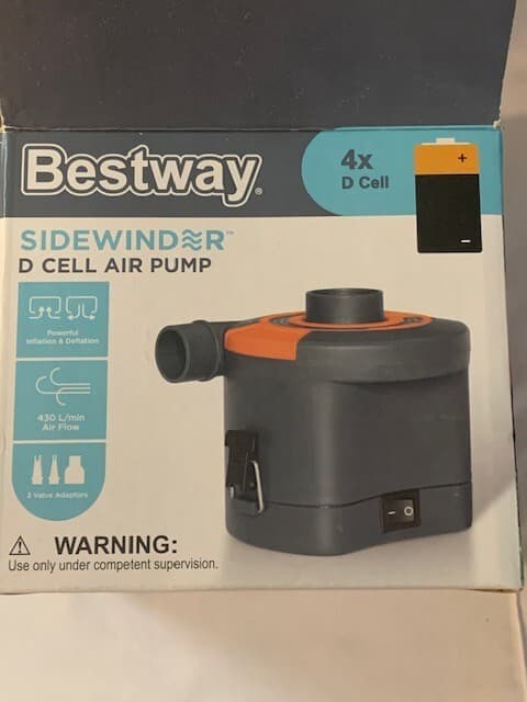Sidewinder Bestway Air Pump Battery powered - Image 1