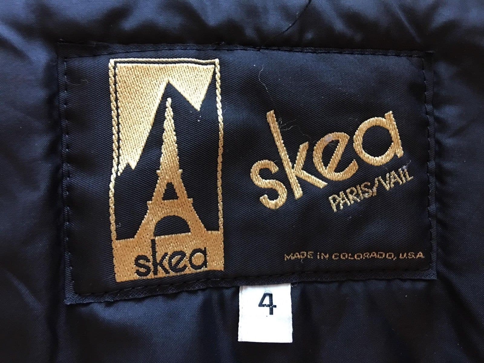 skea Paris/Vail Ladies Faux Suede Jacket Black Size 4 Zip Snap Collared - Thumbnail 3