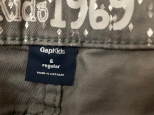 Gap Kids 1969 Super Skinny jeans, gray size 6 regular girls - Thumbnail 4