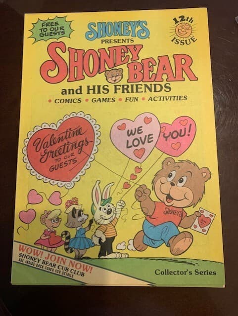 Shoney's Shoney Bear & his friends magazine 1987 12th Issue - Image 1