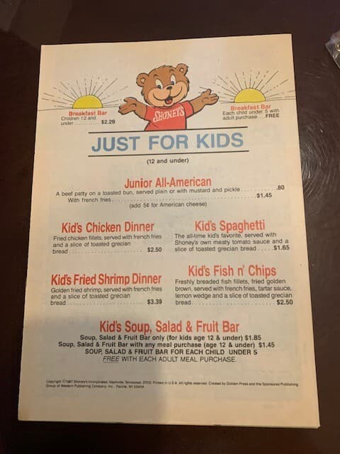 Shoney's Shoney Bear & his friends magazine 1987 12th Issue - Thumbnail 2