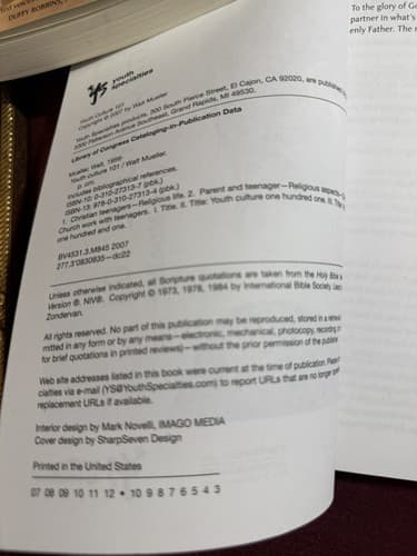 2 books Walt Mueller Youth Culture 101 & Engaging the Soul of Youth Culture - Thumbnail 4