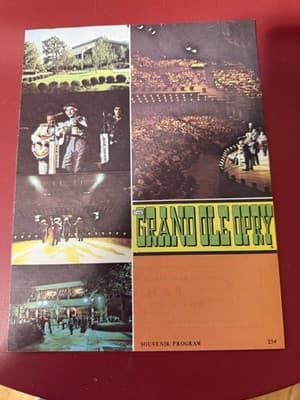 1975 GRAND OLE OPRY Picture History Book ~ 50th Anniversary with Program - Thumbnail 5
