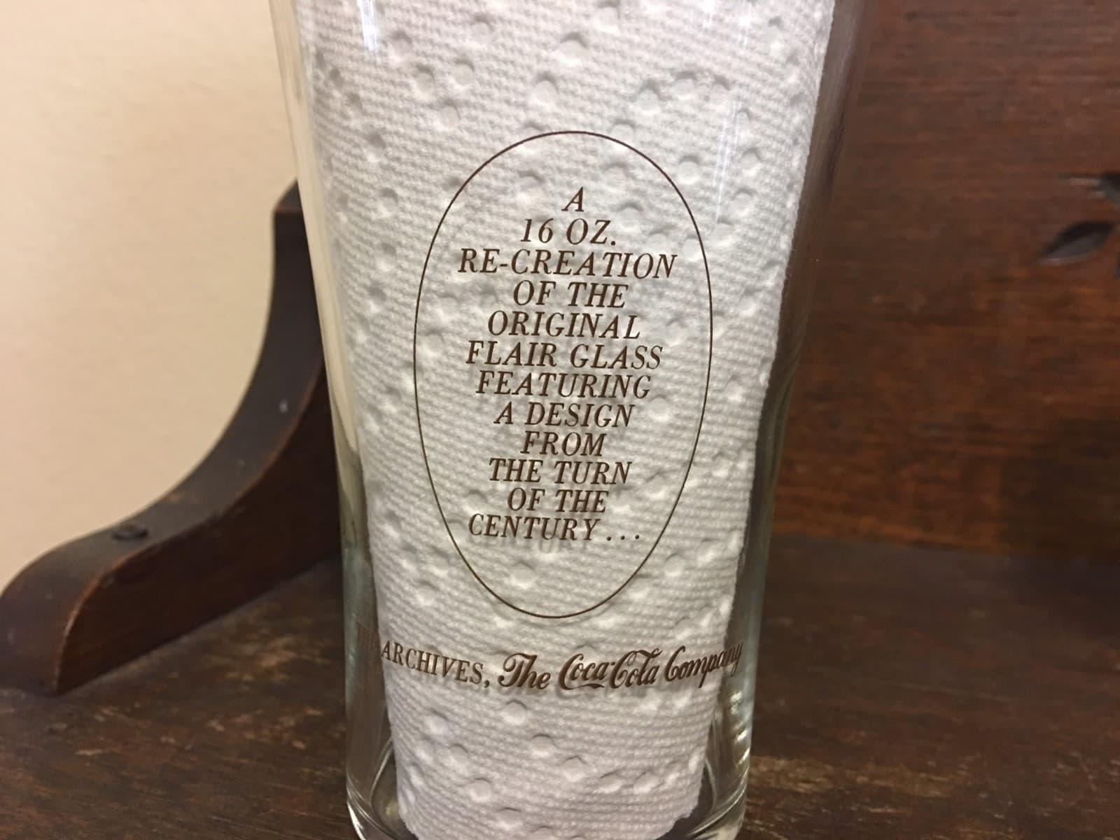 Coca Cola Drinking Glasses Vintage Re-creation Flair The Archives - Thumbnail 2