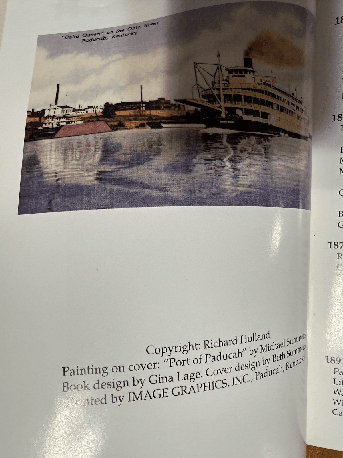 Paducah Portrait of a River Town By Richard Holland Paperback - Thumbnail 2
