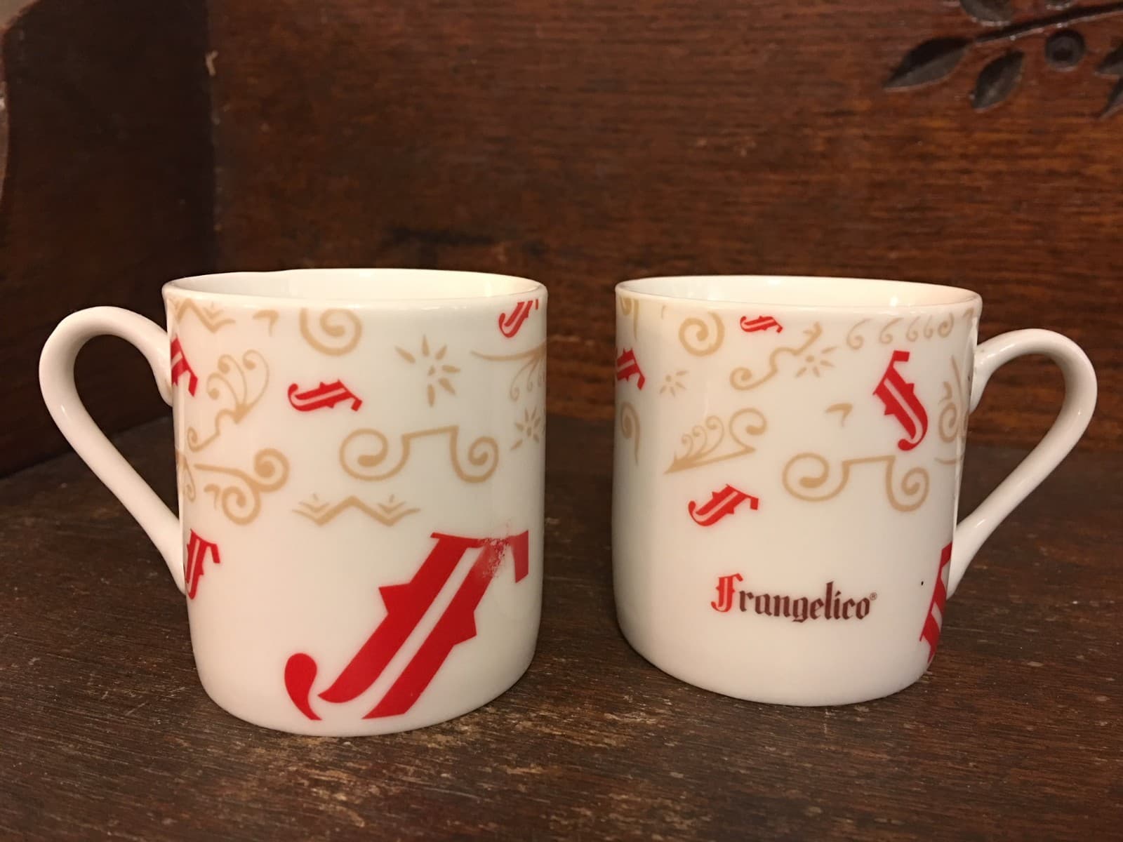 Frangelico Liqueur Demi Cups Mugs Lot of 2 espresso coffee - Image 1