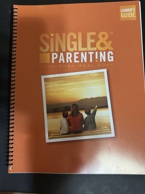 Single & Parenting Hard Work, Real Hope Leader's Guide spiral paperback - Image 1