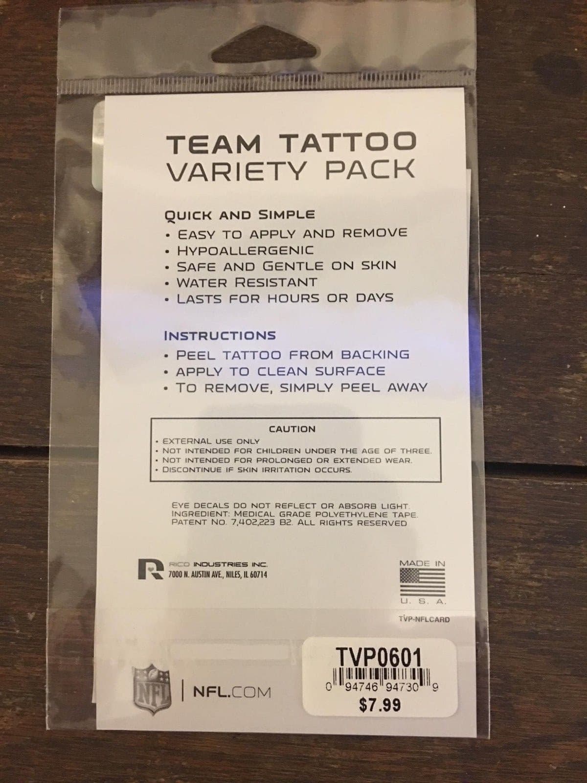 Houston Texans Tattoo Variety Pack & Metal Auto Emblem Helmet Peel & Stick NFL - Thumbnail 3