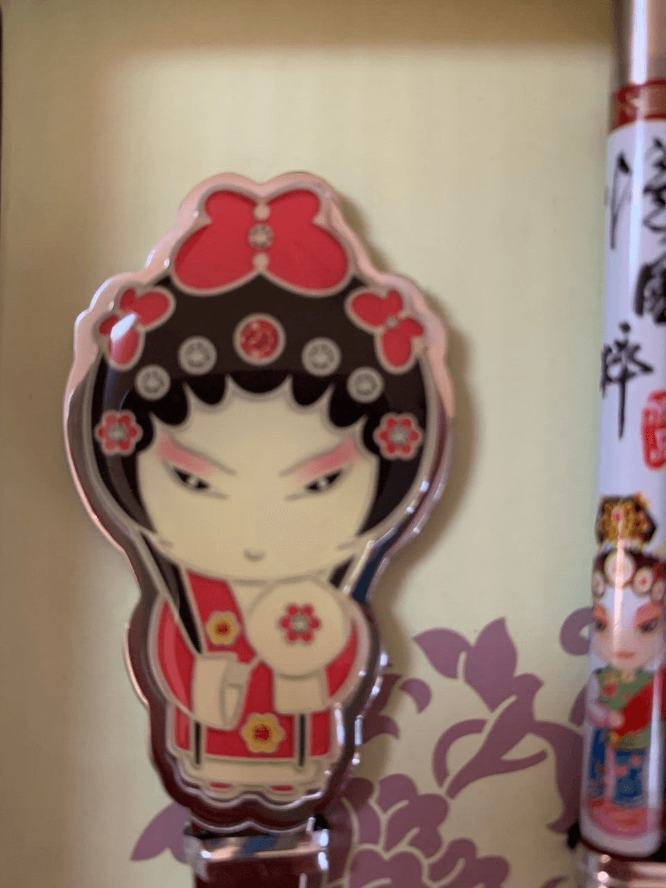 GUO CUI JING JU Opera characters flatware chop sticks silverware - Thumbnail 5