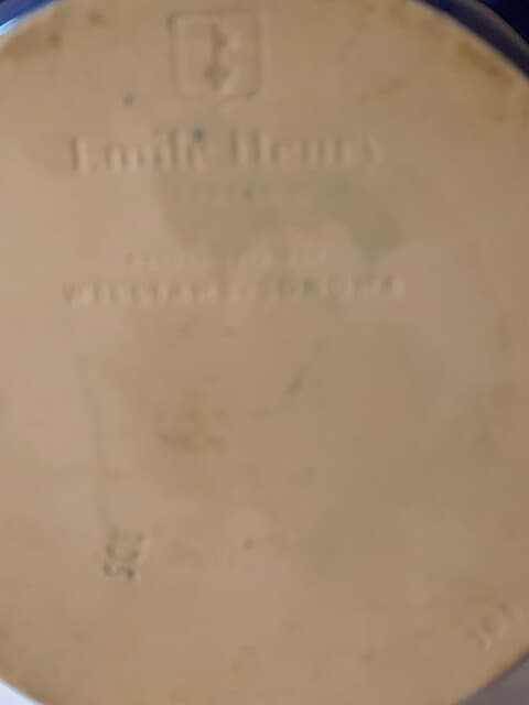 Emile Henry French Blue 10.5" Crimped Fluted Pie Dish Plate Pan Williams Sonoma - Thumbnail 3