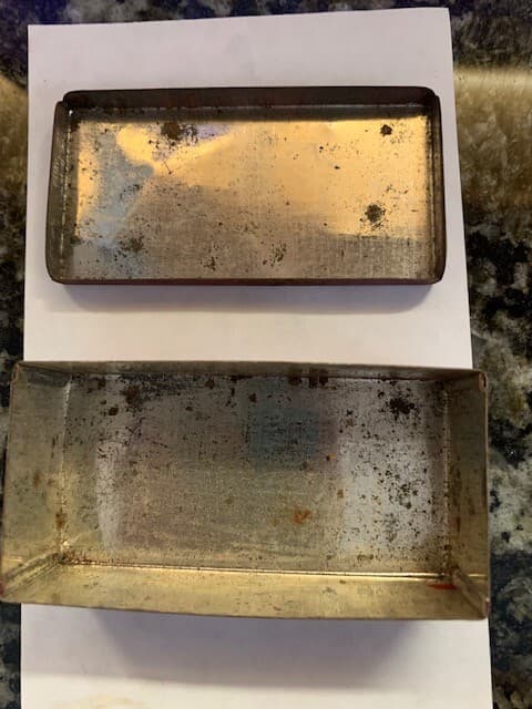 "EMPTY" Vintage Stewart Clipper Plate Promotional Advertising Metal Tin Box - Thumbnail 3