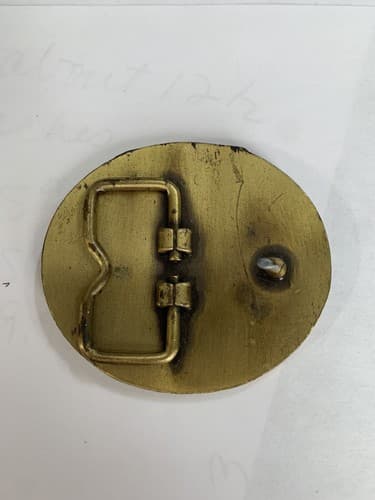 Alliance Pipeline Project Manager Universal Ensco 1999-2000 Brass Belt Buckle - Thumbnail 2