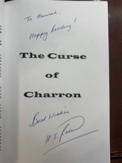 The Curse of Charron Trade paperback H J Ralles autographed - Thumbnail 3