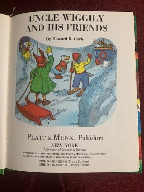 Uncle Wiggily and His Friends 1955 VG+ Children's book Vintage - Thumbnail 2