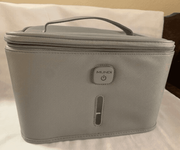 Mundi UVC LED Sanitizer Zippered Case Bag Gray - Image 1