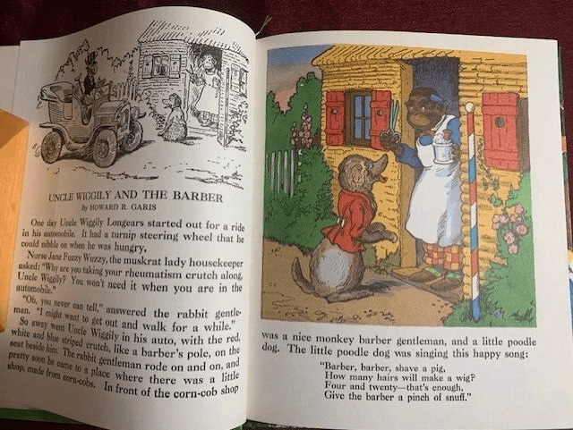 Uncle Wiggily and His Friends 1955 VG+ Children's book Vintage - Thumbnail 5