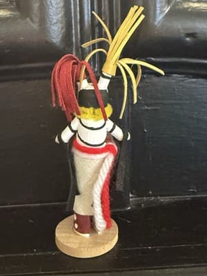 Kachina Doll Hopi Native American Clown Artist M/R 97 - Thumbnail 2