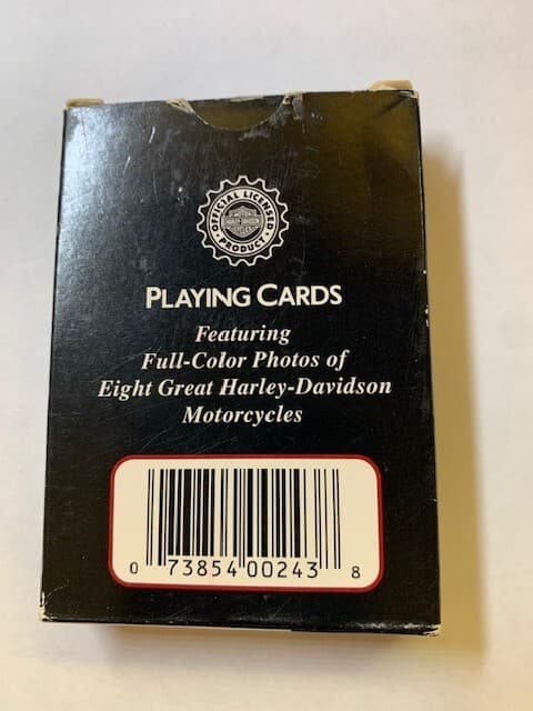 Harley Davidson Lot Playing Cards, Matches, Patch, Belt Phone Holder - Thumbnail 4