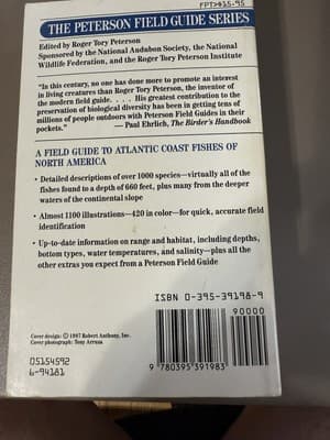 Atlantic Coast Fishes of North America Peterson Field Guides Paperback - Thumbnail 2
