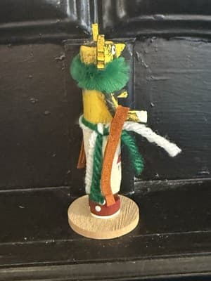 Kachina Doll Hopi Native American Owl JS 1998 - Thumbnail 3