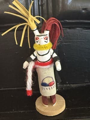Kachina Doll Hopi Native American Clown Artist M/R 97 - Image 1