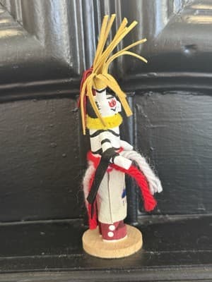 Kachina Doll Hopi Native American Clown Artist M/R 97 - Thumbnail 4