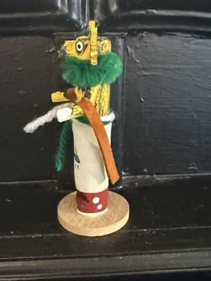 Kachina Doll Hopi Native American Owl JS 1998 - Thumbnail 4