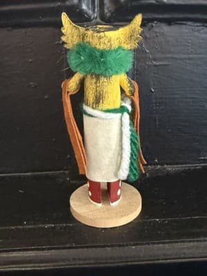 Kachina Doll Hopi Native American Owl JS 1998 - Thumbnail 2