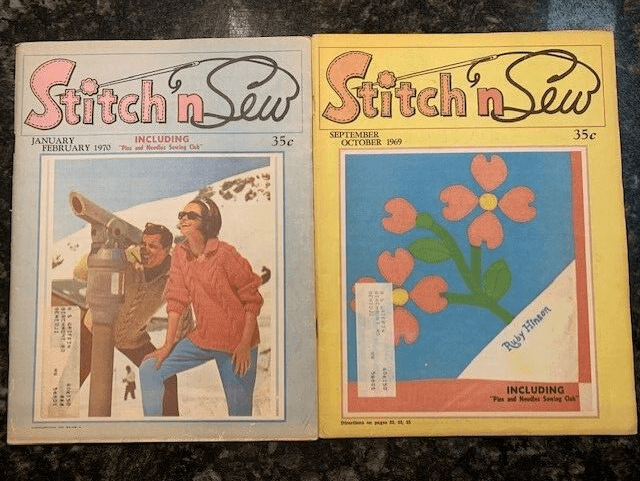 Stitch n Sew Magazine Lot of 2 1969 & 1970 - Image 1