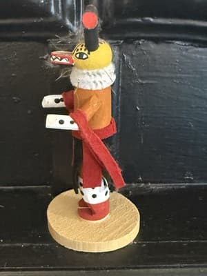 Kachina Doll Hopi Native American Chipmunk '95 BB - Thumbnail 3
