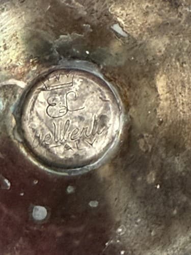 Vintage EL delberti Italy Silver Plated 6 1/2" Goblet - Thumbnail 4