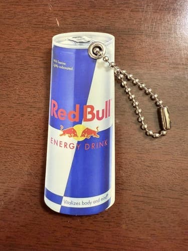 Redbull Red Bull Promo Book Key Chain 2.75 inches with chain lot of 10 - Image 1