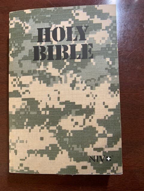 Holy Bible Mini Camo Cover Soft Back - Image 1