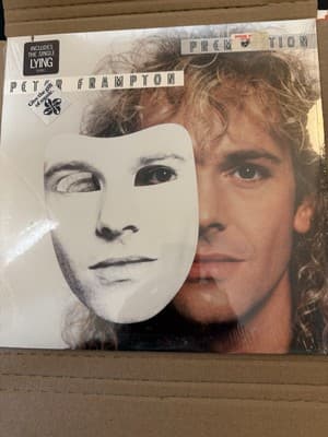Peter Frampton Premonition Vinyl LP Atlantic 1985 Sealed Album - Image 1