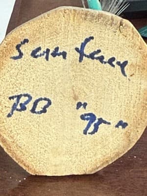 Kachina Doll Hopi Native American Sun face 95 Artist BB - Thumbnail 5