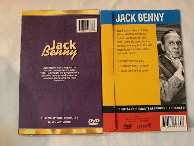 Jack Benny James Cagney Hitchcock Lot of 8 DVDs - Thumbnail 4