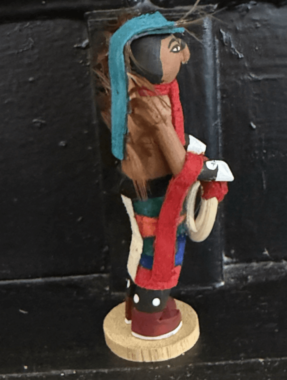 Kachina Doll Hopi Native American Hoop 94 artist BB - Thumbnail 3