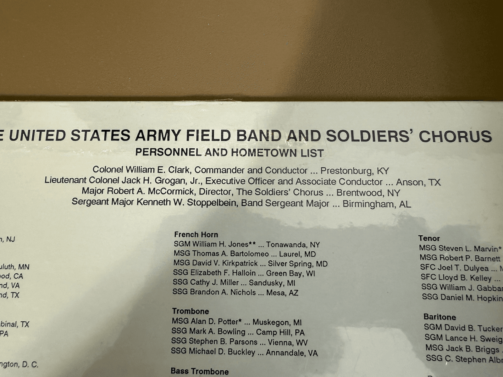 United States Army Field Bank and Soldiers' Chorus Vinyl Album Sealed - Thumbnail 3