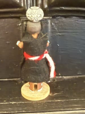 Kachina Doll Hopi Native American Zuni Maiden JS/98 - Thumbnail 2