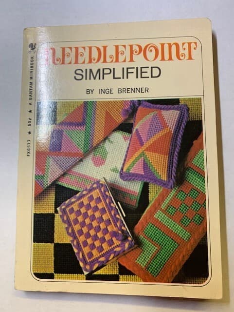 Vintage ‘Needlepoint Simplified’ 1971 Paperback Booklet Crafting DIY Crochet - Image 1